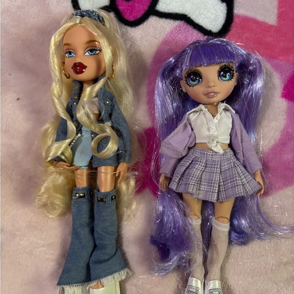Bratz & Rainbow high doll lot